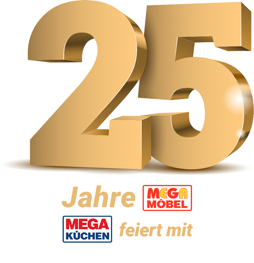 25 Jahre Mega-Küchen Jubiläum